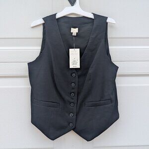 NWT- A New Day Black Tailored Vest